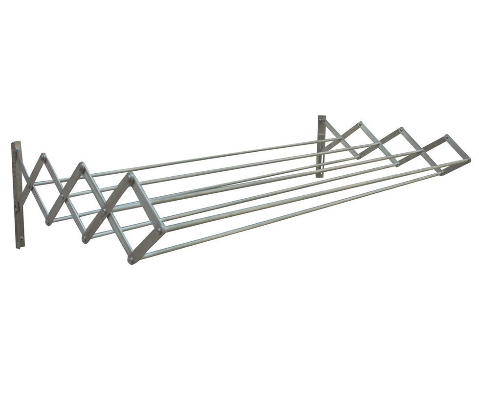 Varal Sanfonado de Parede em aluminio - Zaka