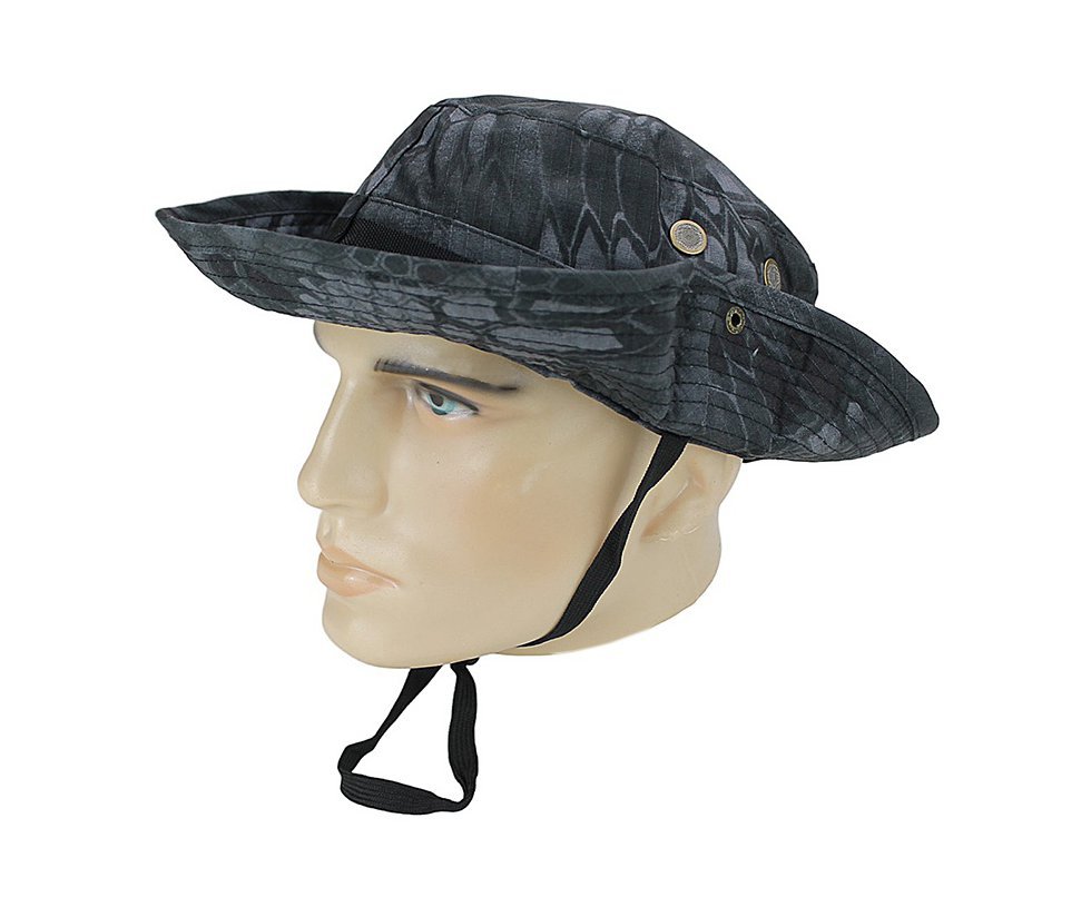 Chapéu Bonnie HAT Ripstop Preto/Cinza - Rossi