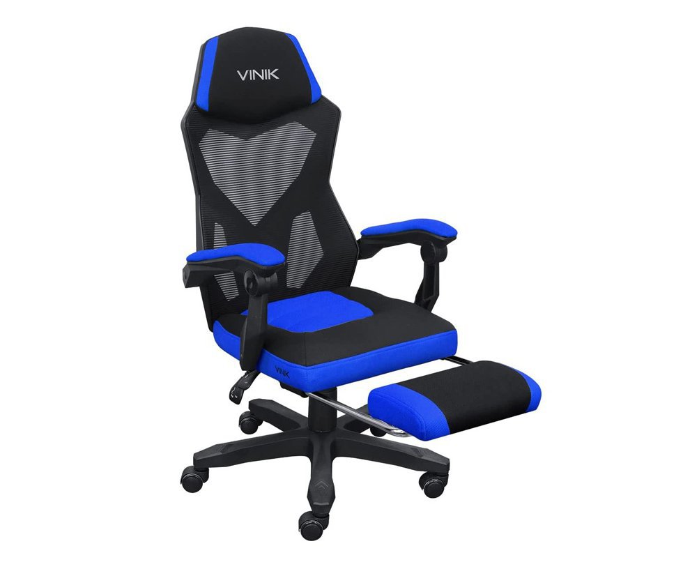 Cadeira Gamer Vinik Rocket Preta com Azul - CGR10PAZ