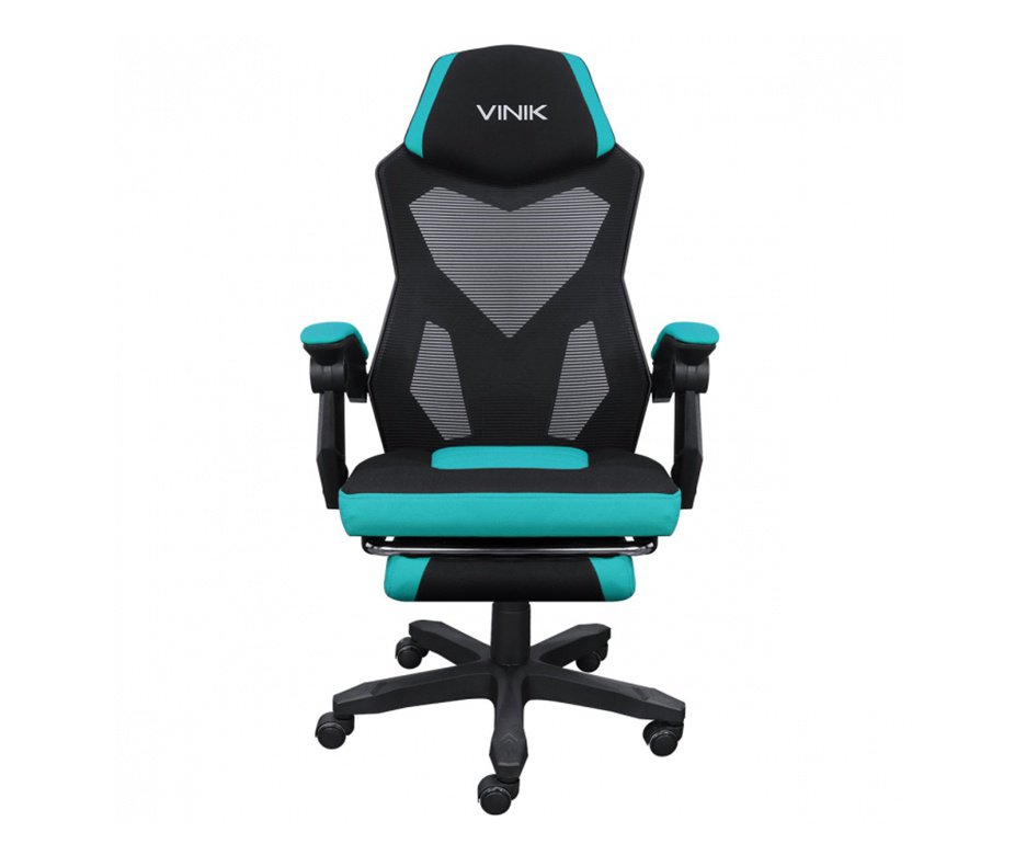 Cadeira Gamer Vinik Rocket Preta com Verde - CGR10PVD