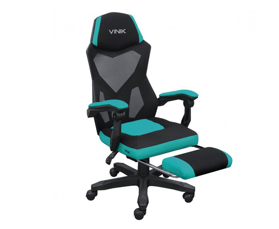 Cadeira Gamer Vinik Rocket Preta com Verde - CGR10PVD