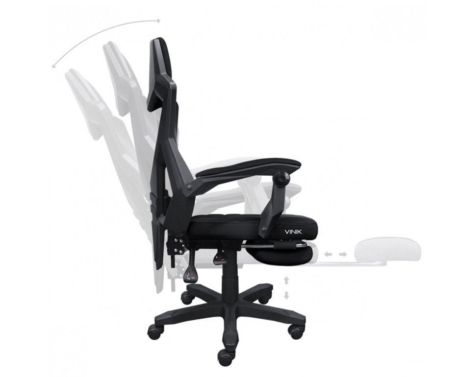 Cadeira Gamer Vinik Rocket Preta - CGR10PT