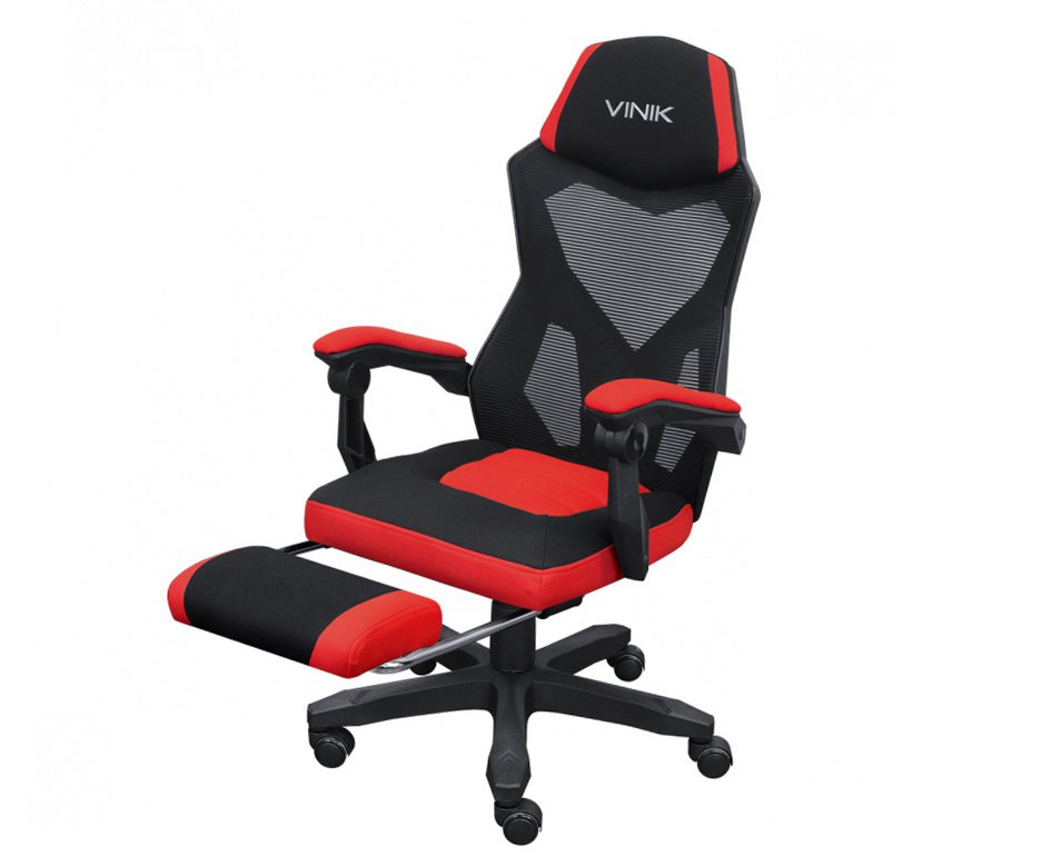 Cadeira Gamer Vinik Rocket Preta com Vermelho - CGR10PVM