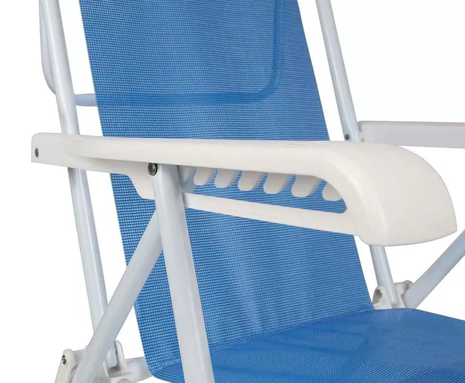 Cadeira De Praia Piscina Mor Reclinável 8 Posições Sannet