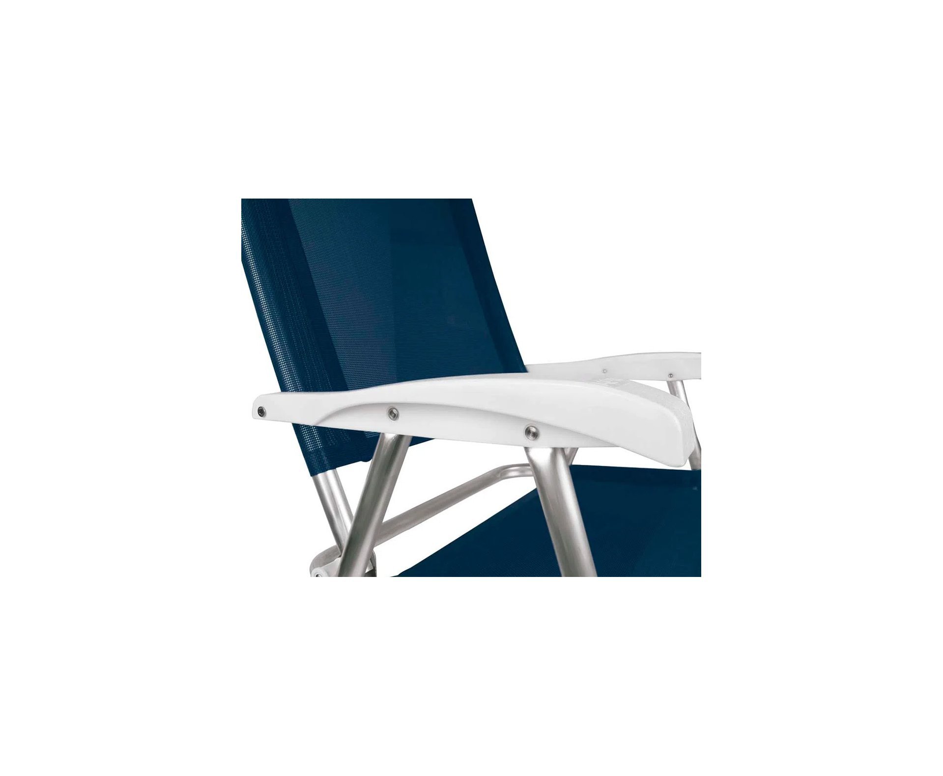 Cadeira Master Plus Fashion Mor Alumínio Azul