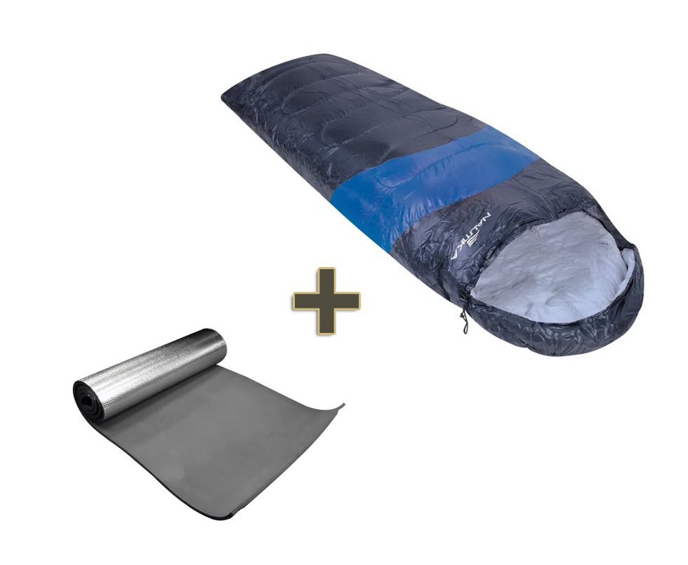 Saco De Dormir Viper Nautika 5 a 12ºc Capuz E Impermeável + Isolante Térmico