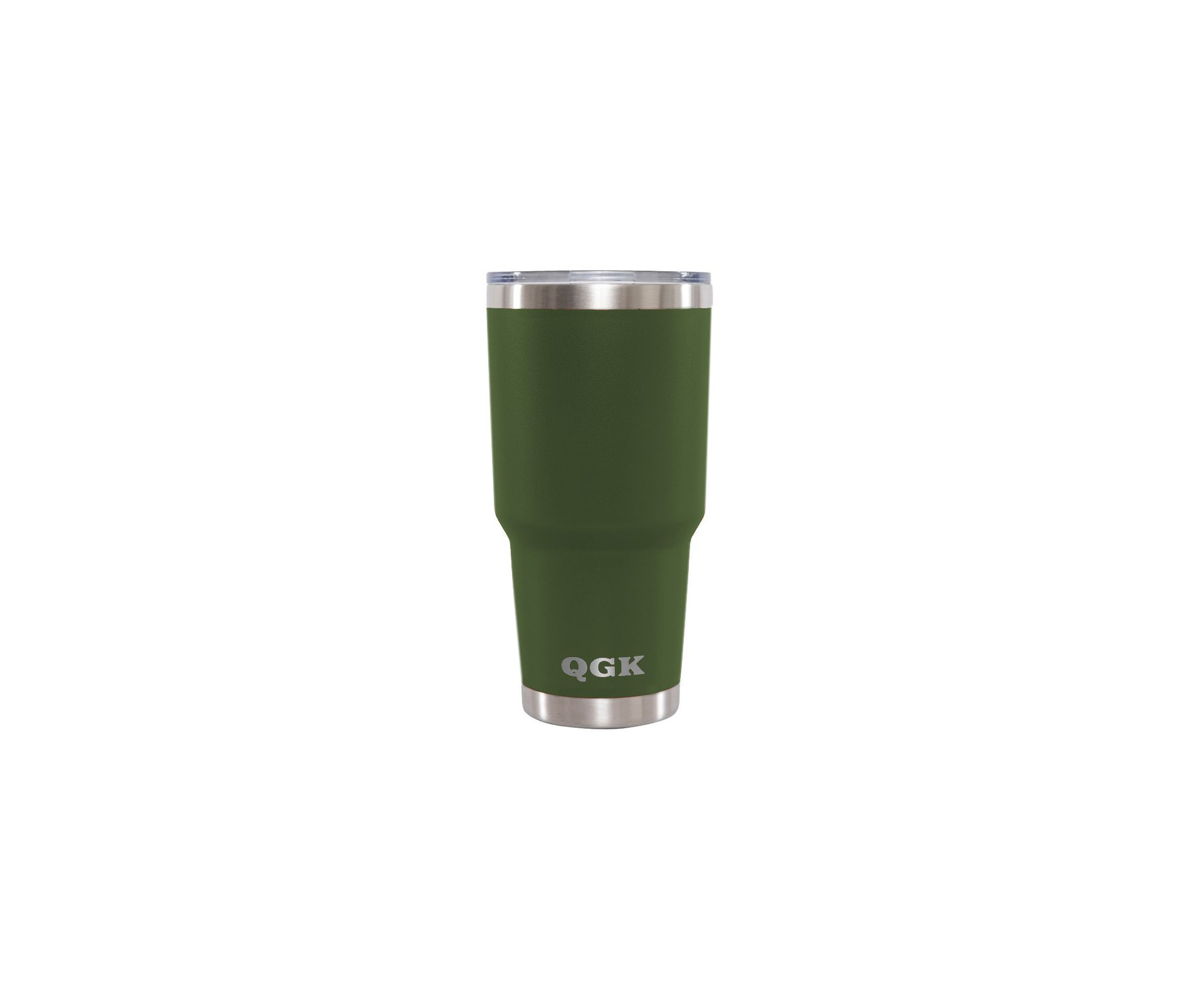 Copo Termico Tumbler 887ml QGK Verde Militar Com Tampa