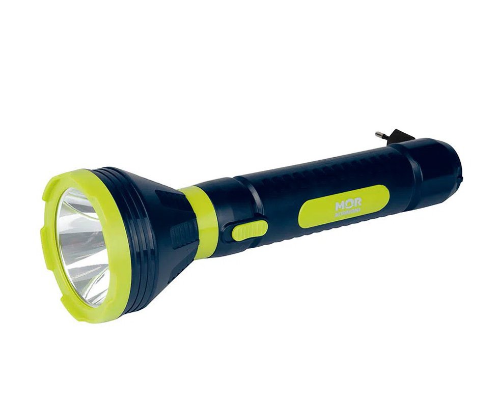 Lanterna Mor Power Led 250 Lumens Recarregavel