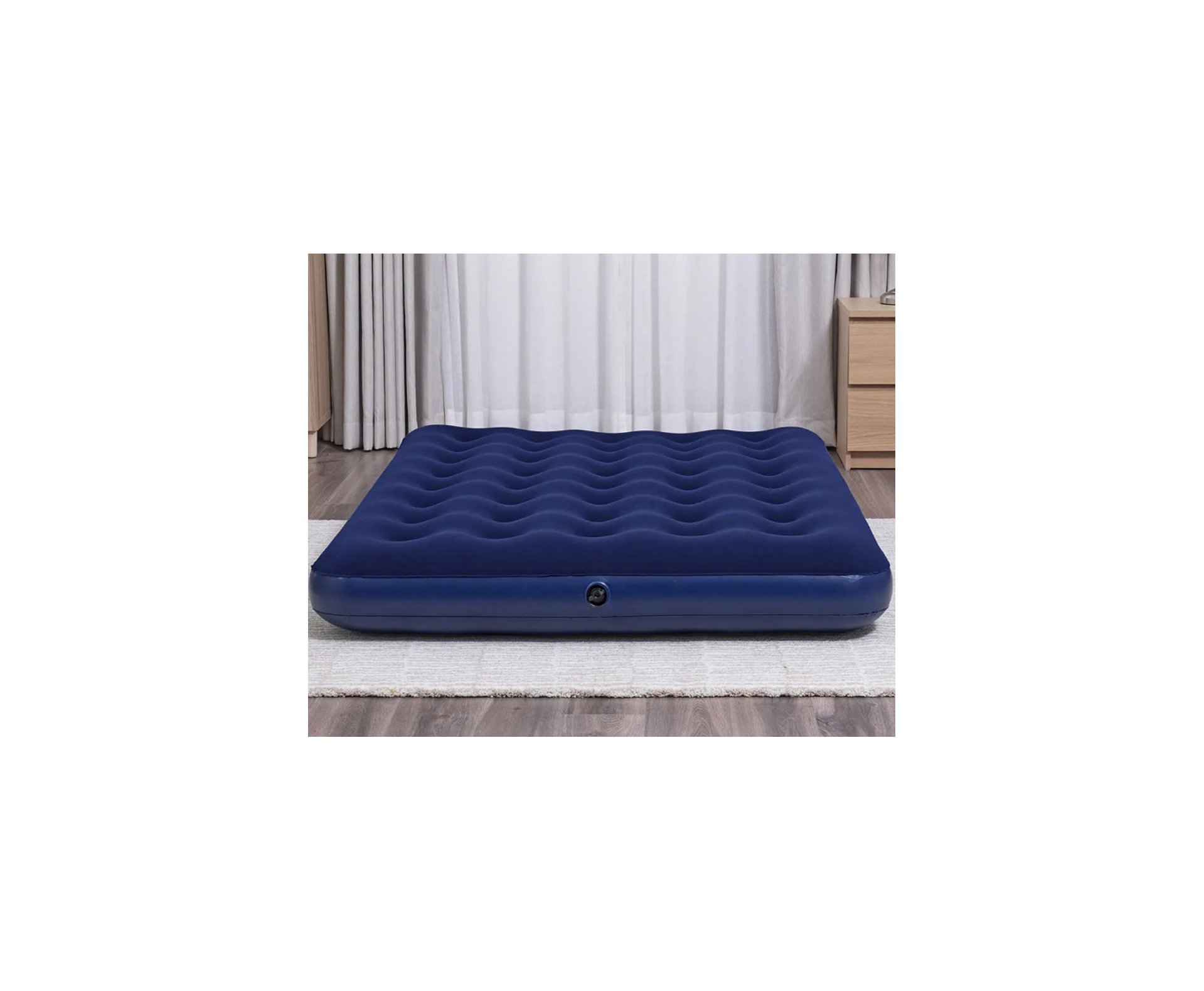 Colchão Inflável Bestway Casal Multiuso Azul Marinho