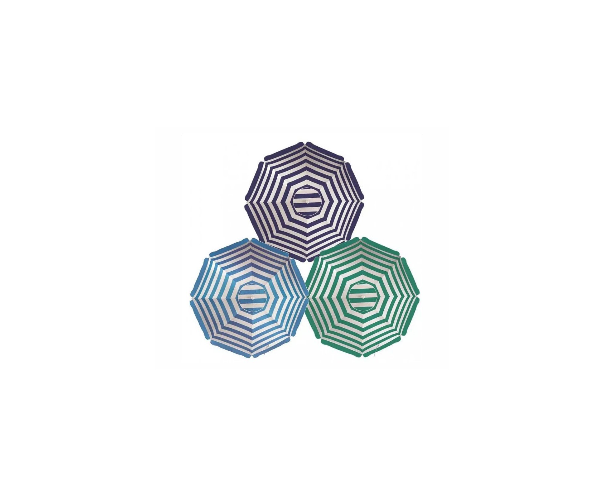 Guarda Sol Alumínio 2,60m Articulado com UV Cores Sortidas 003751 - Mor + Saca Areia