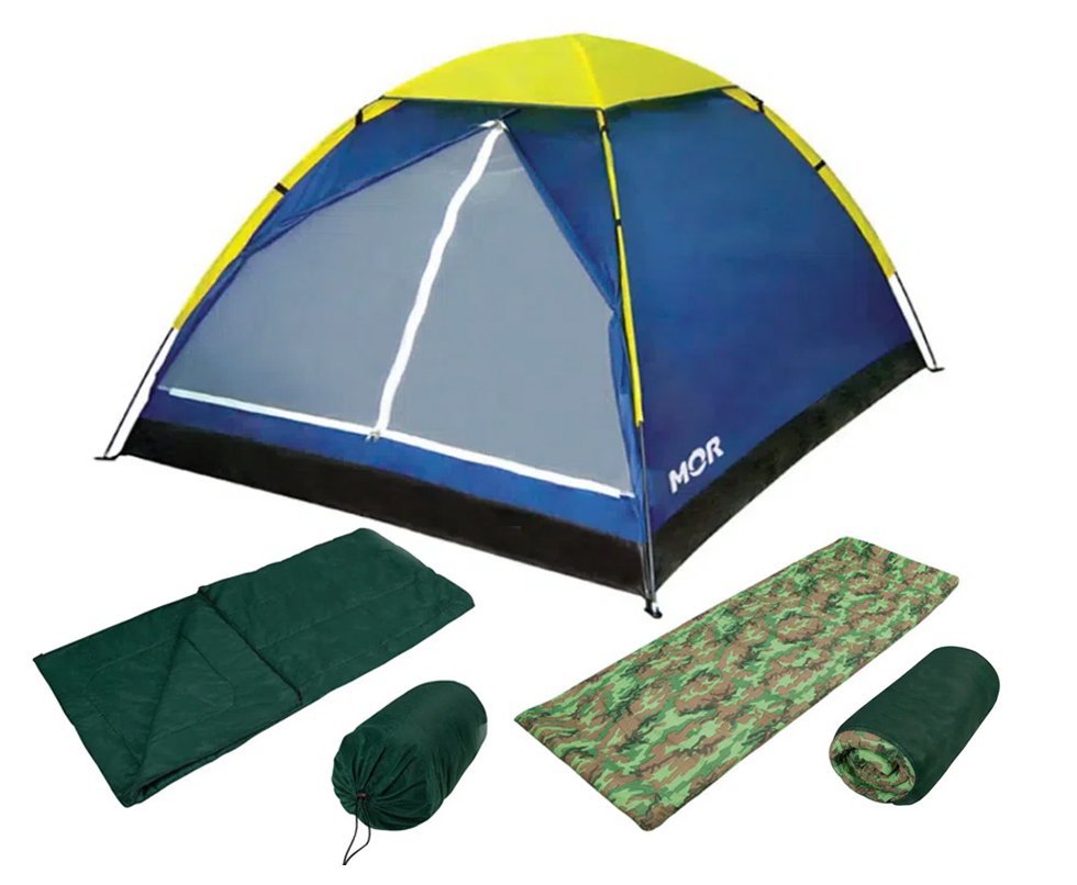 Barraca Iglu 2 Pessoas - Mor + Saco de Dormir + Colchonete