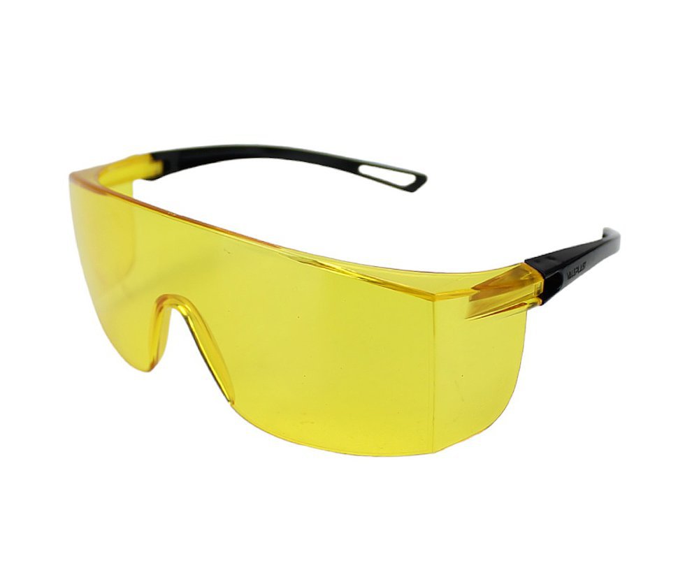 Óculos de Segurança Evolution Amarelo para Tiro Esportivo (62160)