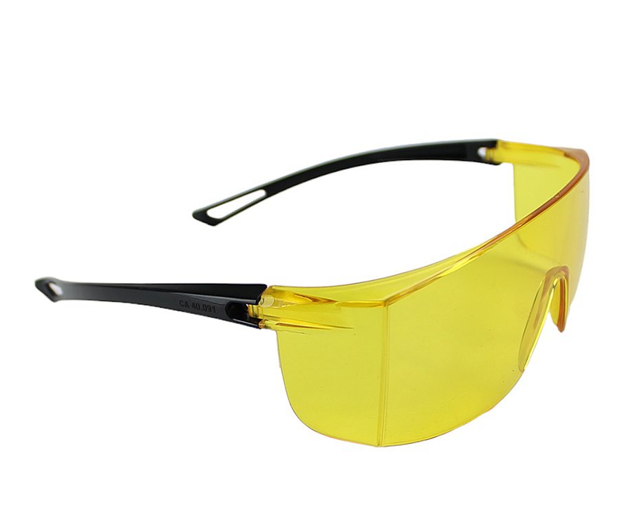 Óculos de Segurança Evolution Valeplast Amarelo Para Tiro Esportivo (62160)