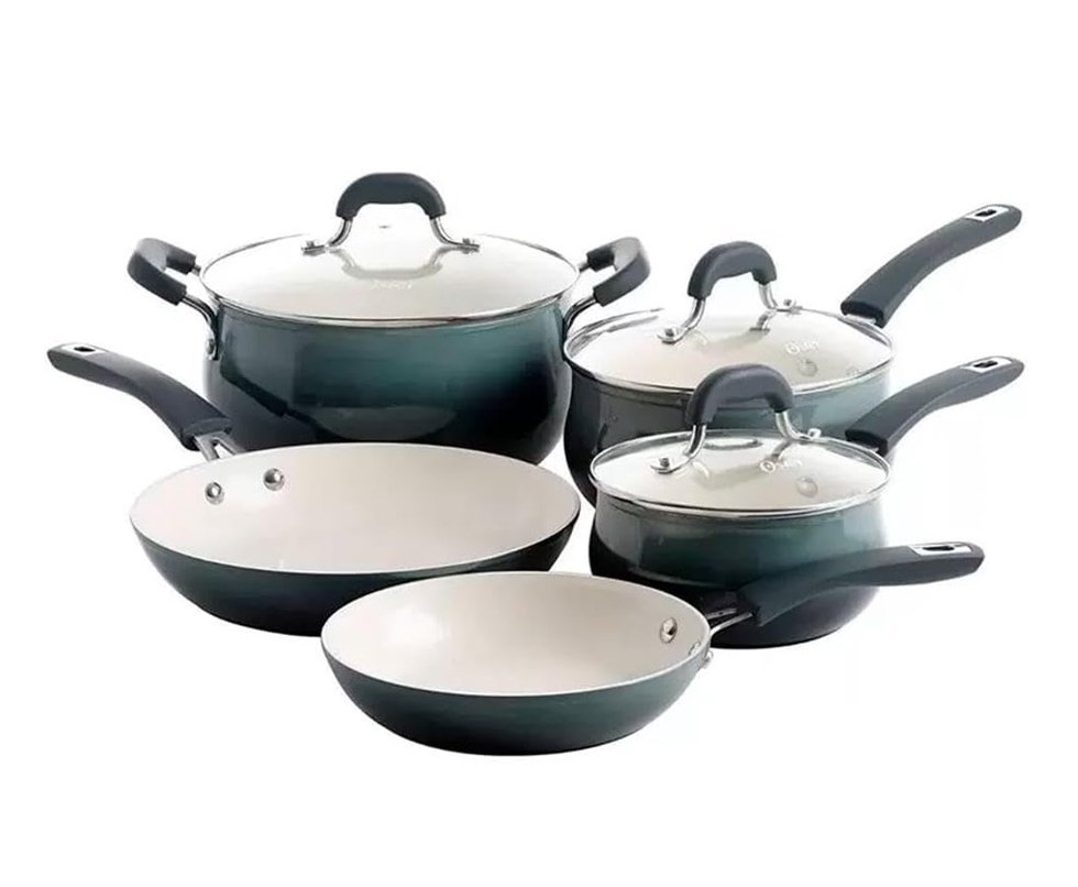 Cj de Panelas Indução Oster Corbett 5 Pçs Blue Petro