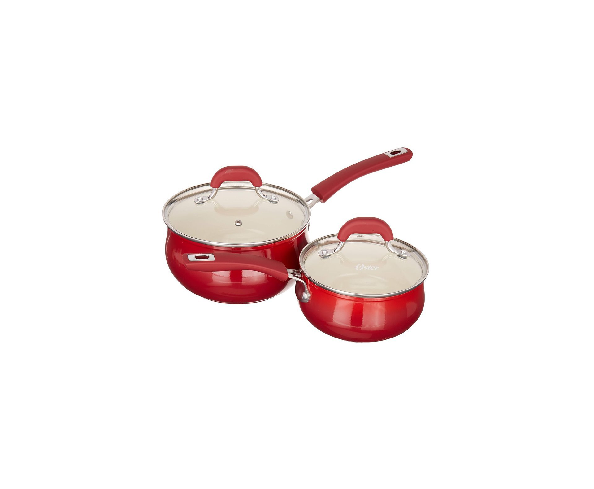 Conjunto de Panelas Indução Oster Corbett 5 Pçs Red Velvet