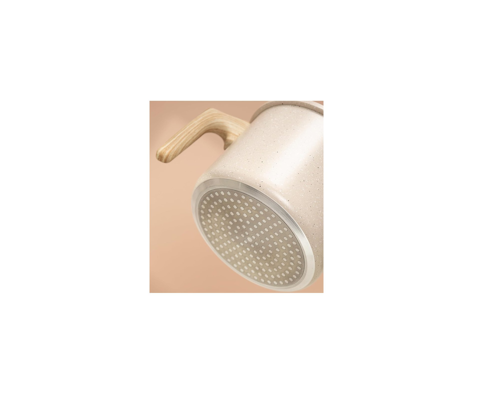 Conjunto de Panelas Indução Oster Marble Edition 4 Pçs Cream Vanill