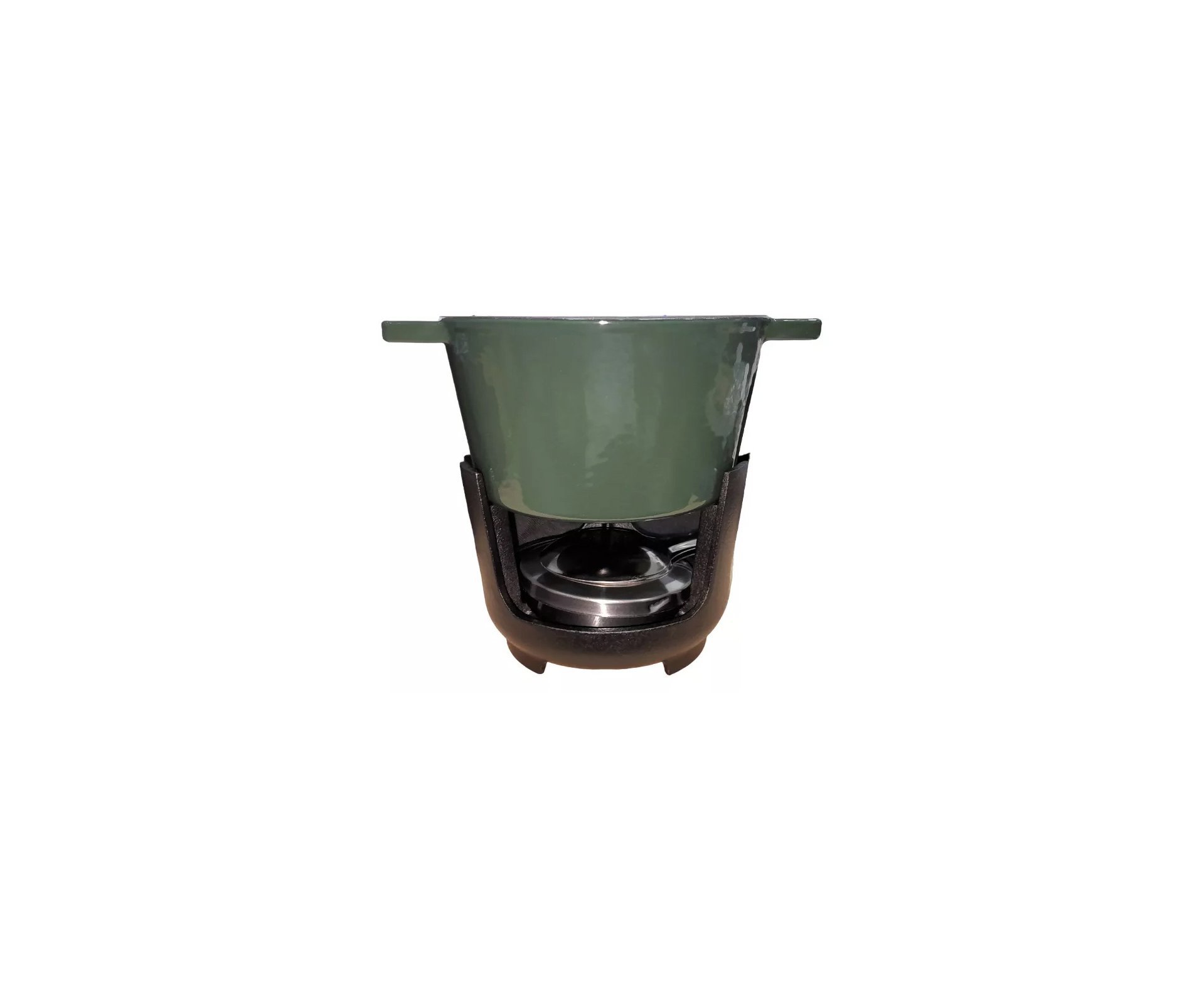 Conjunto para Fondue em Ferro Fundido 10 Peças Verde Bandeira - Oster