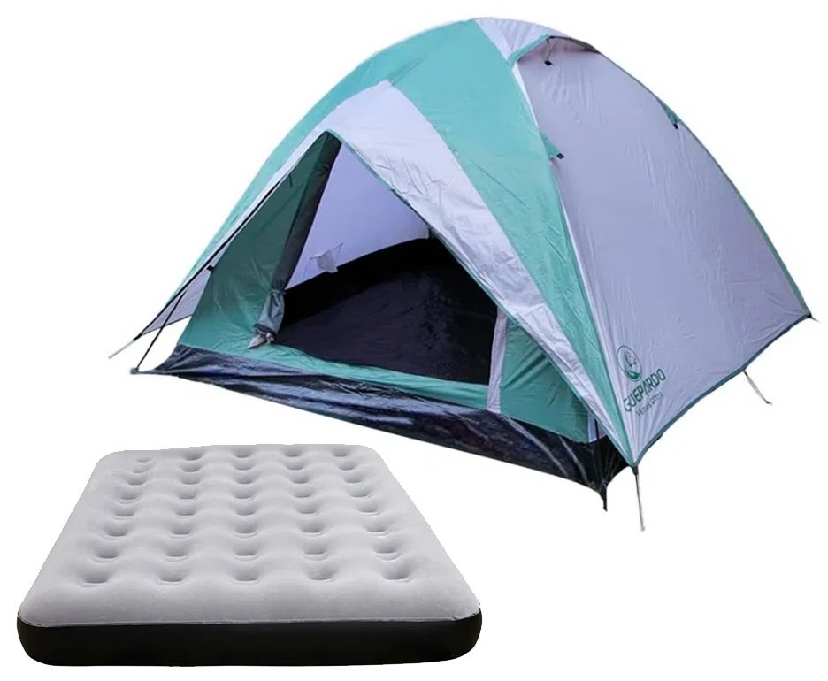 Barraca Guepardo News Vênus Ultra PRO 3 Pessoas 2500mm + Colchão de Casal