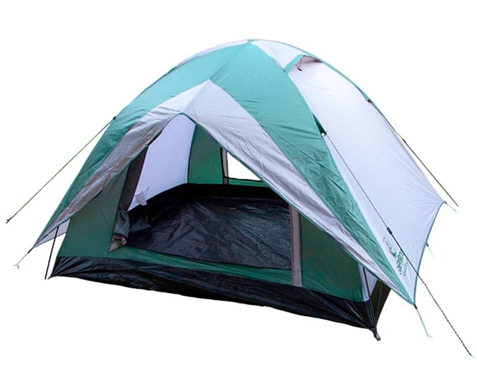 Barraca Guepardo News Vênus Ultra PRO 3 Pessoas 2500mm + Colchão de Casal + Bomba de Ar  + Isolantes + Sacos de Dormir