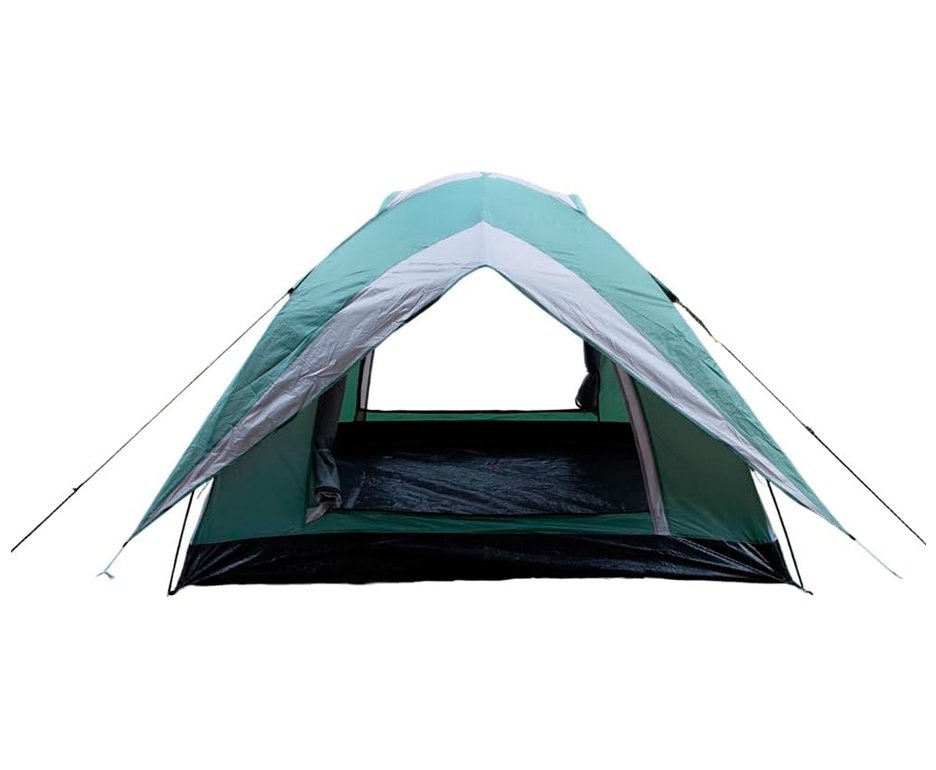 Barraca Guepardo News Venus Ultra PRO 4 Pessoas 2500mm Coluna D Agua - VD/CZ + Colchão Inflável Casal suporta 200kg  + Lampião Ledlamp - Nautika