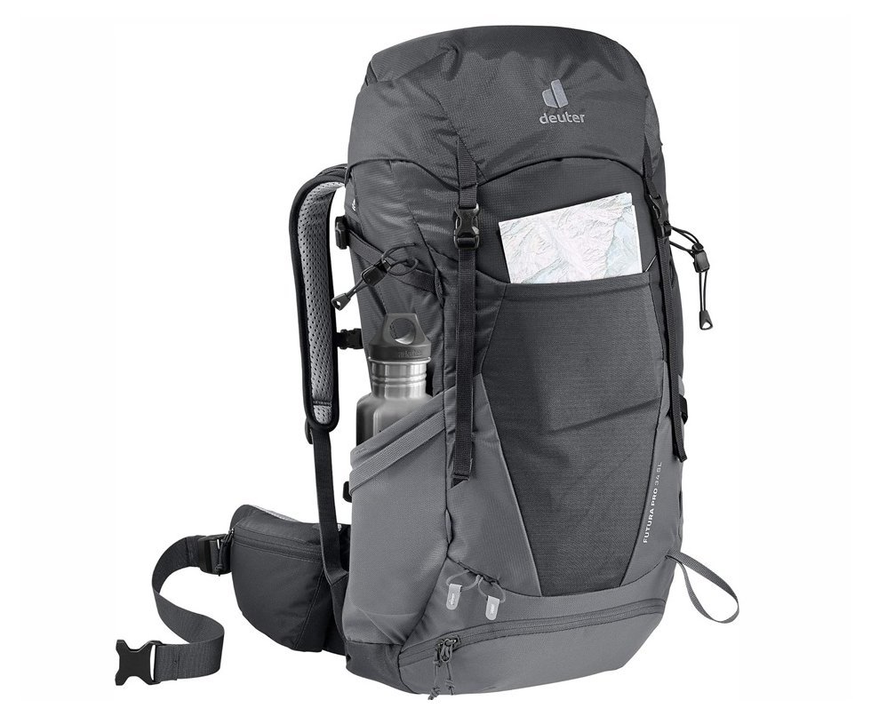 Mochila para hiking Futura Pro 34 litros SL Preta - Deuter