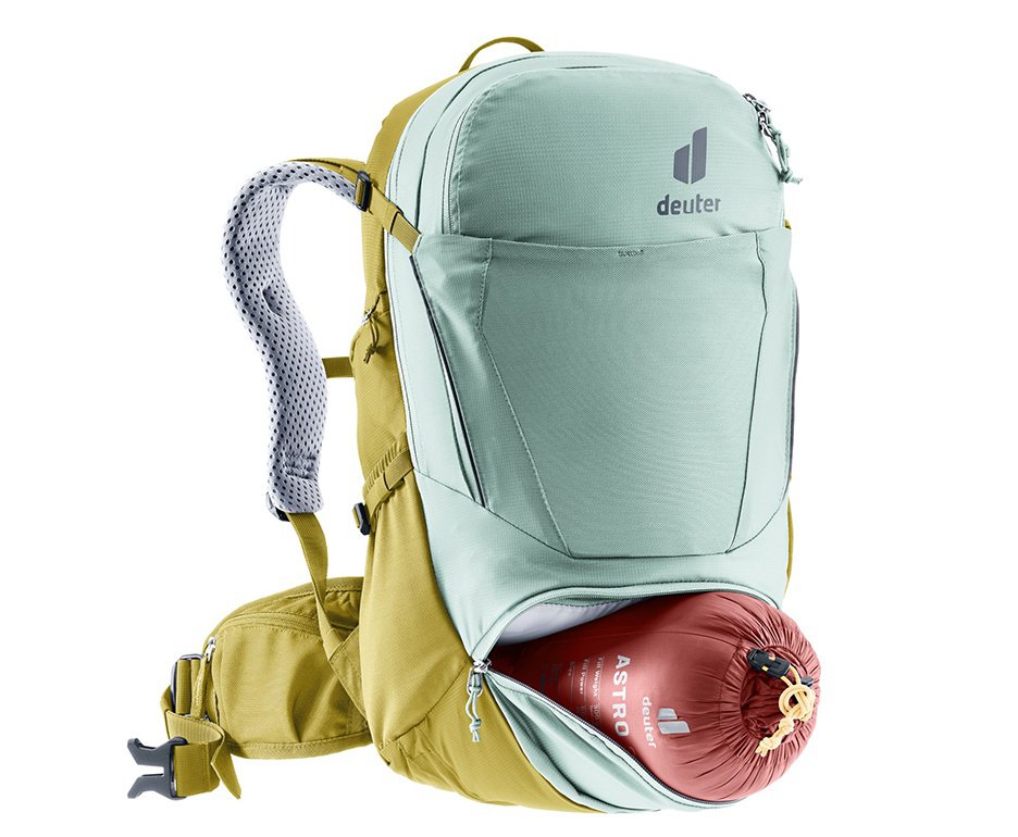 Mochila Transalpine 28 SL Verde/Cinza - Deuter