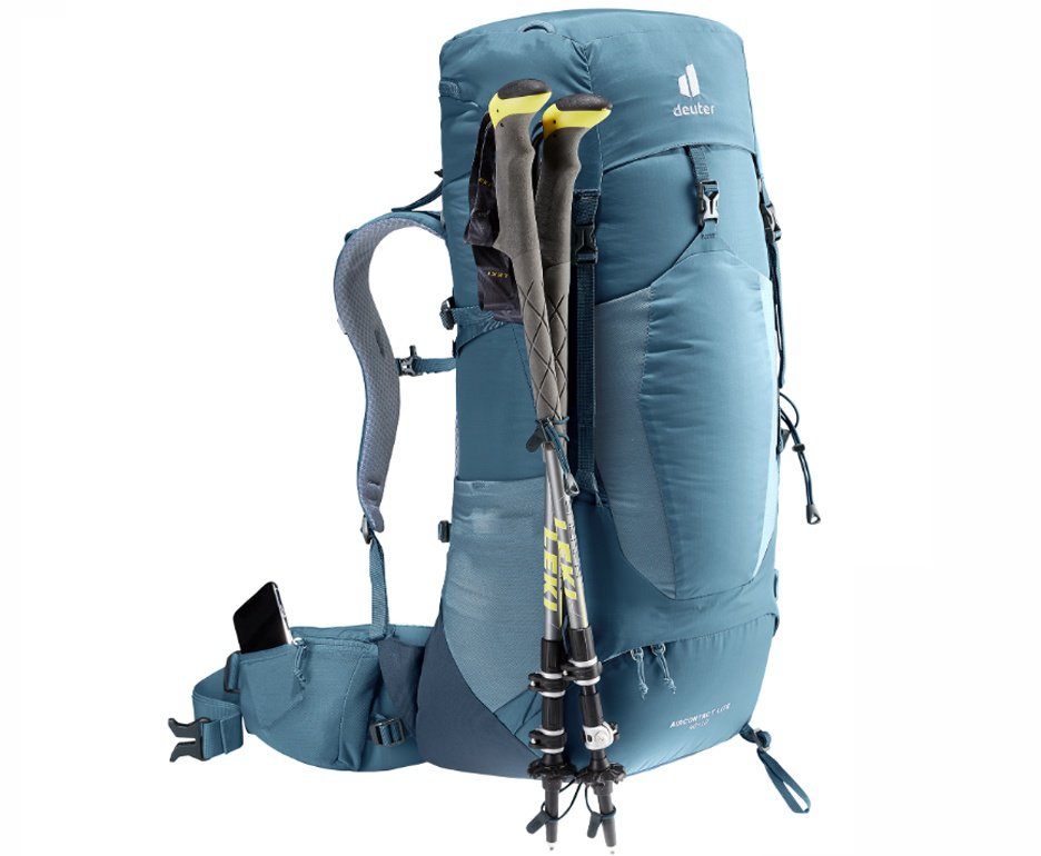 Mochila Aircontact Lite 40+10 litros Azul - Deuter