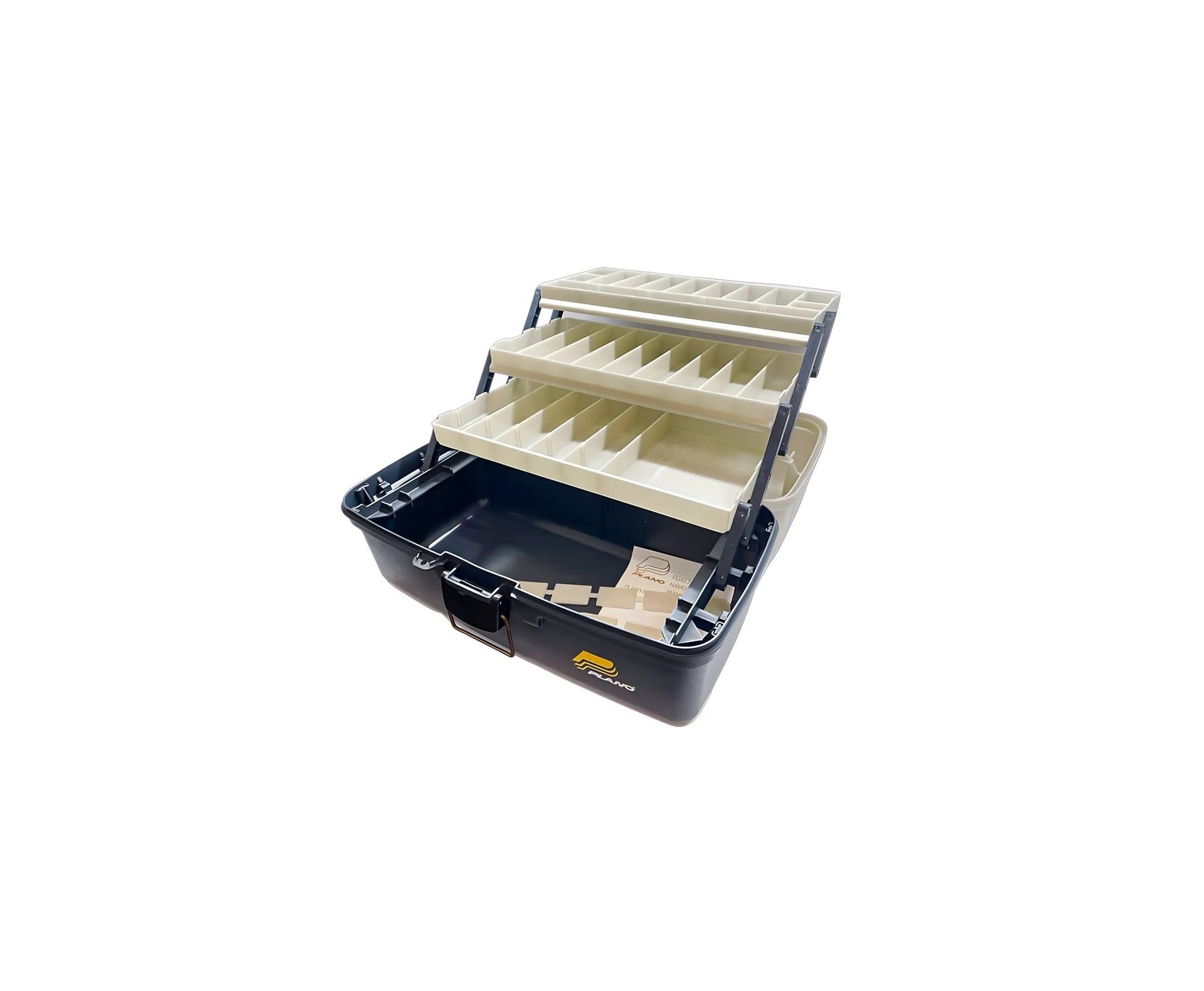 Caixa De Pesca Plano Com 3 Bandejas Extra Grande 6133-06