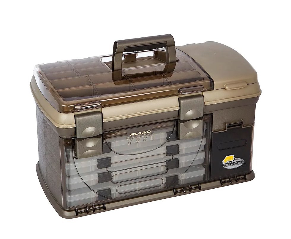 Caixa De Pesca Plano Guide Series 7771-01 Com 4 Gavetas De Estojos