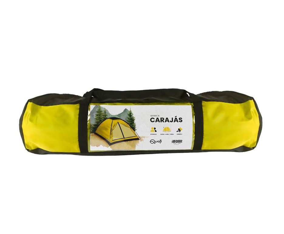 Barraca Camping Quati Carajas 2 Pessoas Amarelo