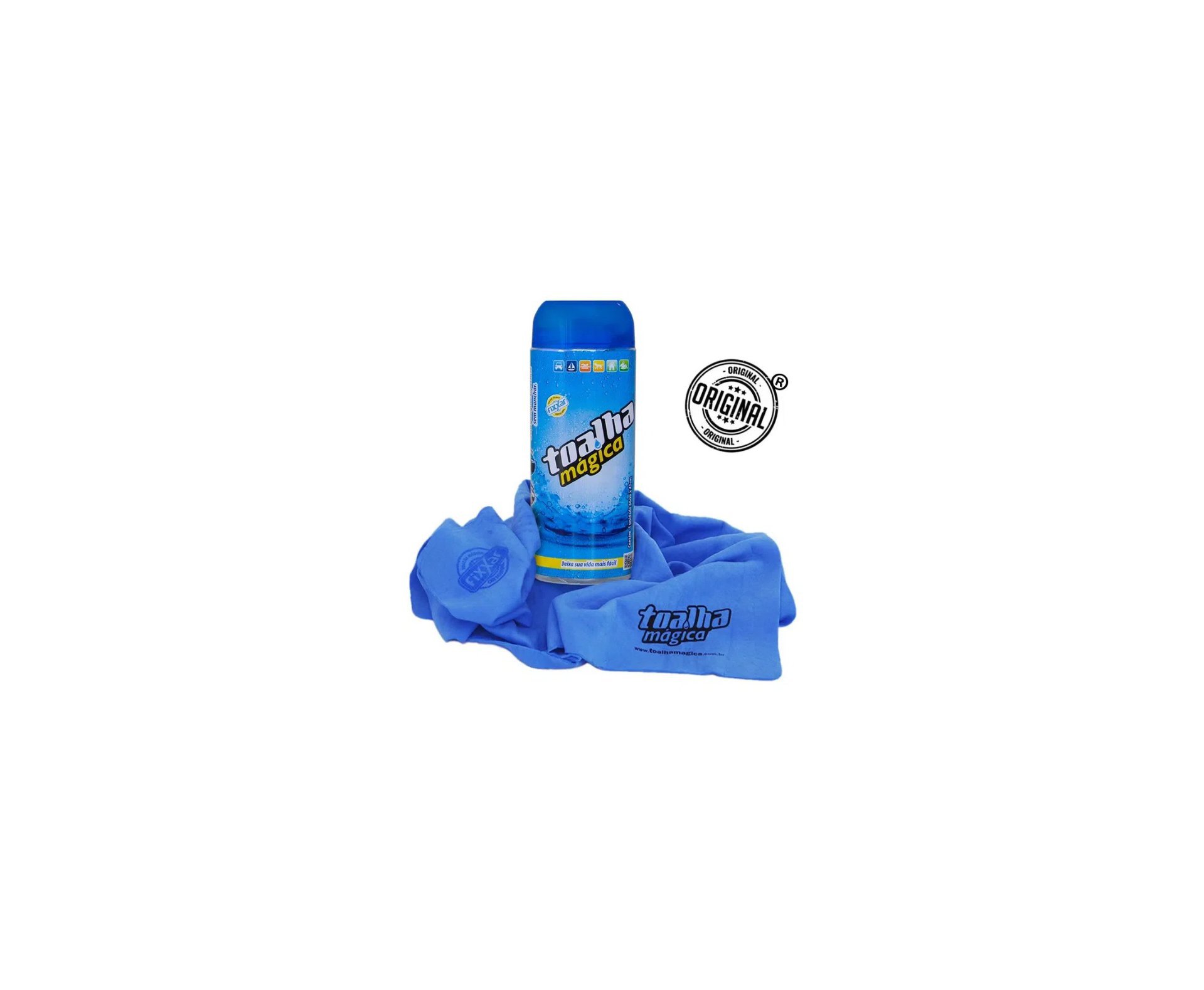 Kit 3 Toalhas Mágica Original Multiuso 66x43cm Fixxar