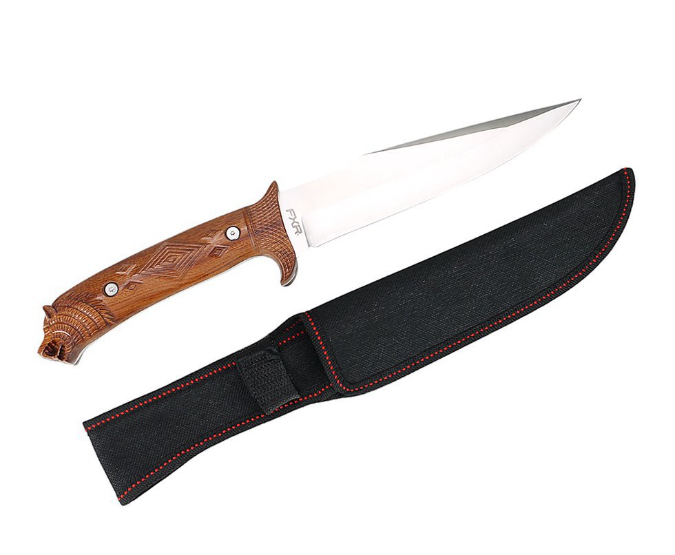 Faca aço inoxidável 7CR13 Leônidas Caça e sobrevivência - Artemis FXR