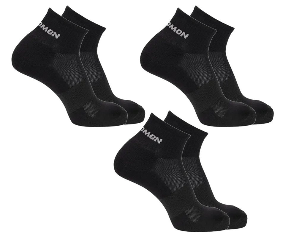 KIT Meia Salomon Active VI Masculina 3Pares PT 38-43