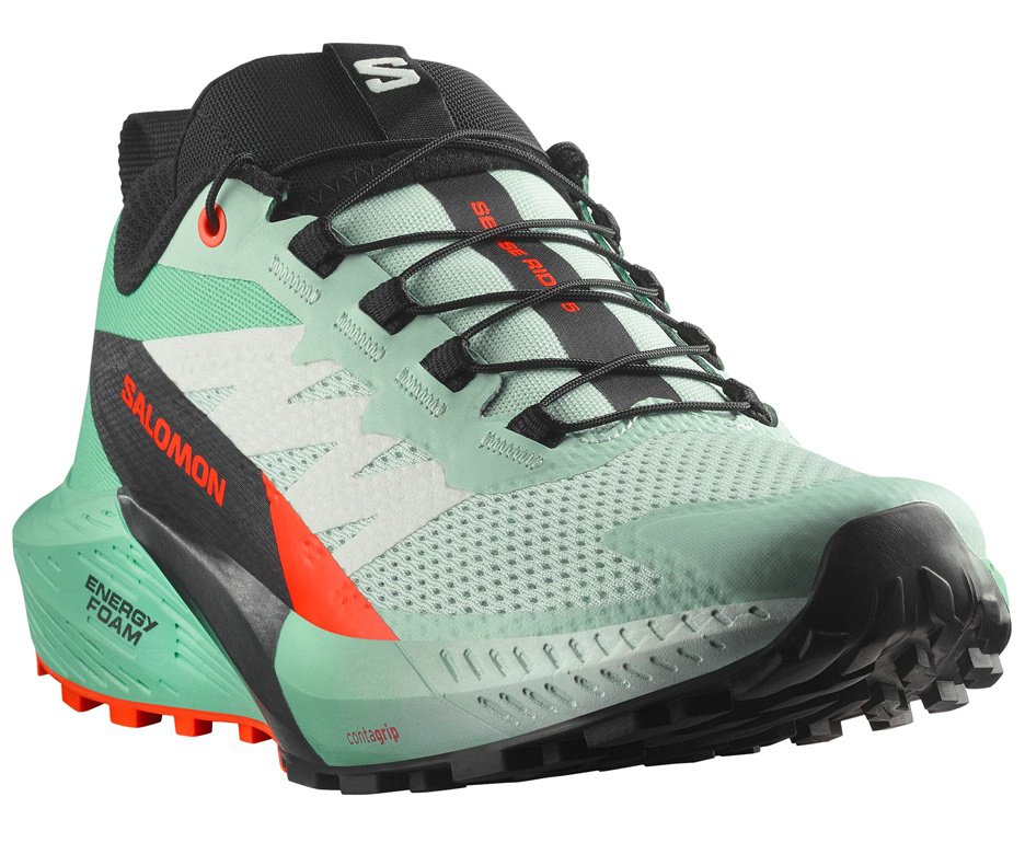 Tenis Salomon Sense Ride 5 Feminino VD/PT/VM