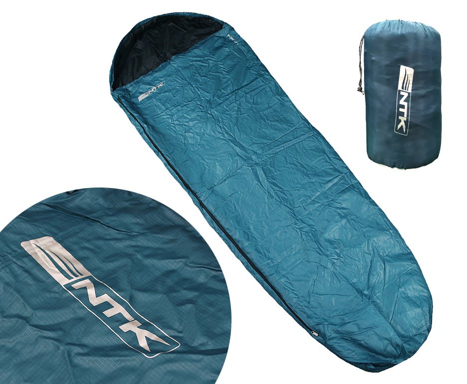 Saco De Dormir Micron X-Lite 5°c à 8°c Azul E Preto - Nautika