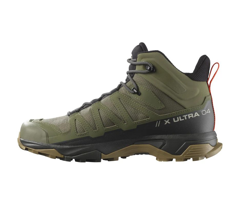 Bota X Ultra 4 Mid Gore Tex Masculina Verde Oliva/Preto