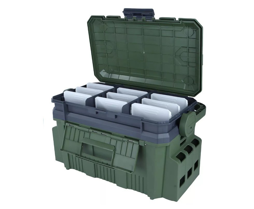 Caixa de Pesca com estojo e divisoria Pioneer Tackle 452526 VD