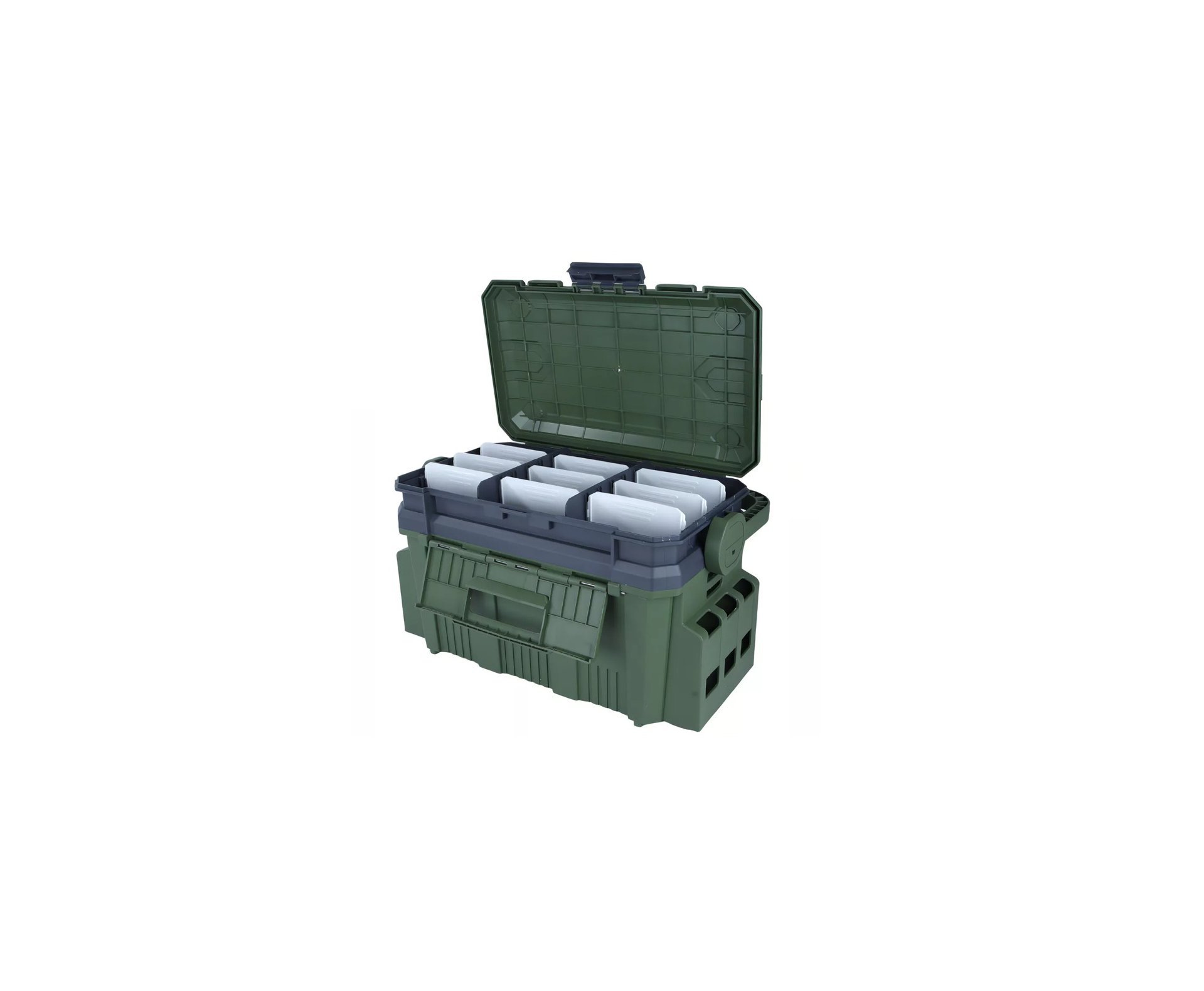 Caixa de Pesca Pioneer 452526 Verde musgo