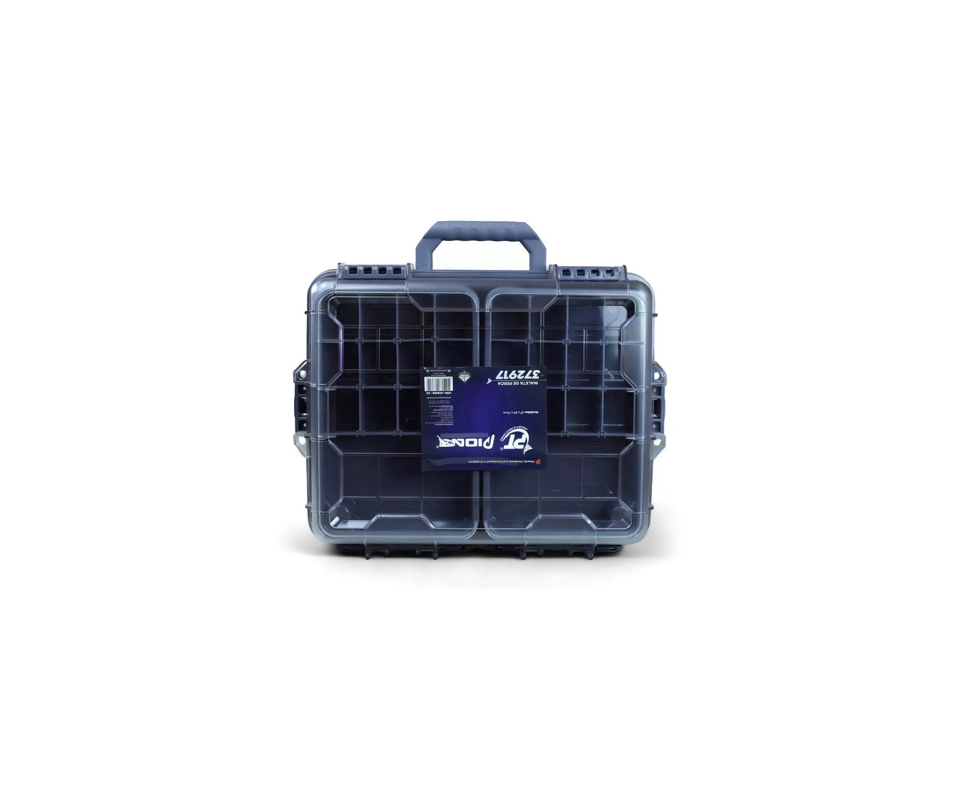 Maleta de Pesca Pioneer Tackle 372917 Cinza