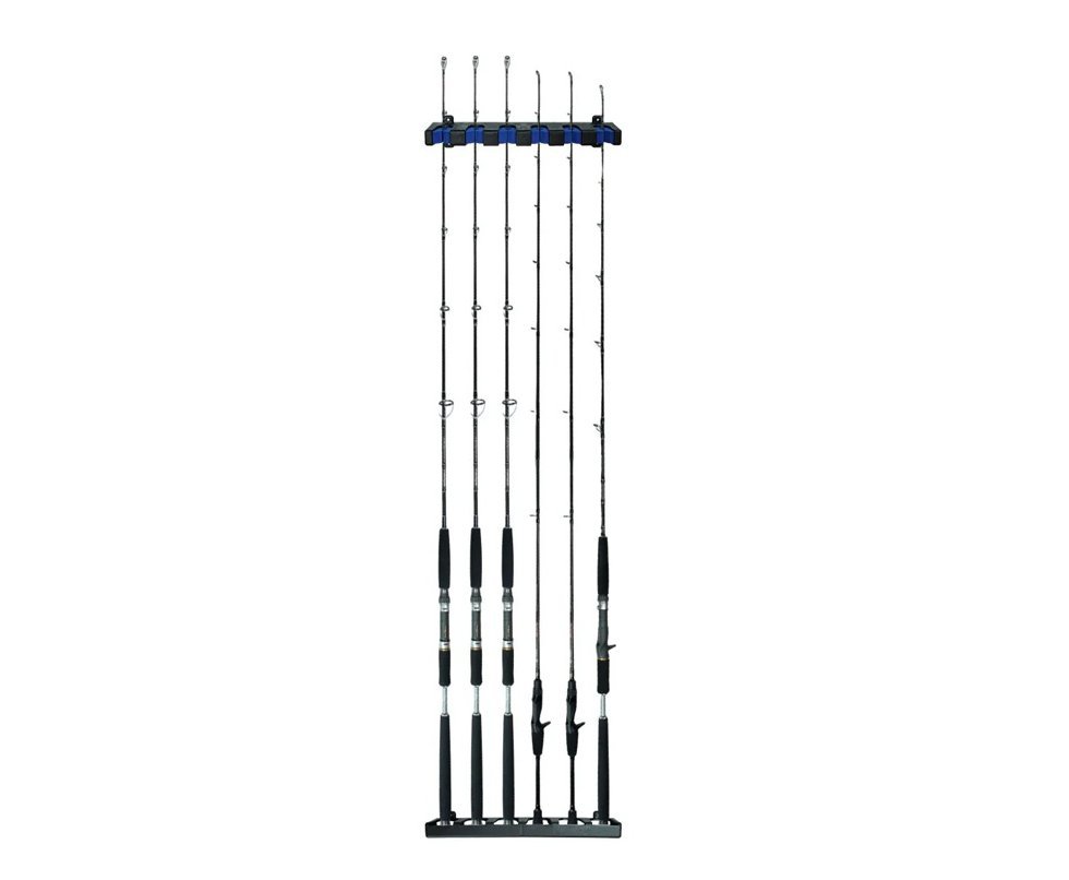 Suporte para 06 Varas de pesca Pioneer Rod Holder Ultra Pro AW-037 Azul
