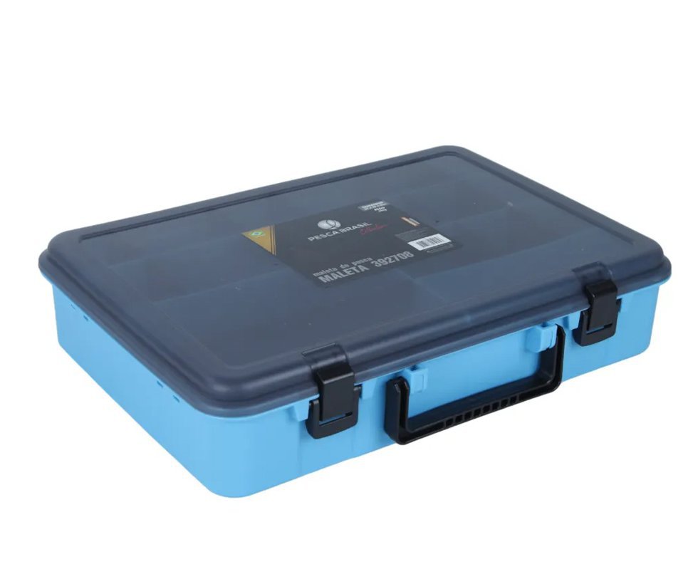 Maleta Estojo de Pesca 392708 Azul - Pesca Brasil