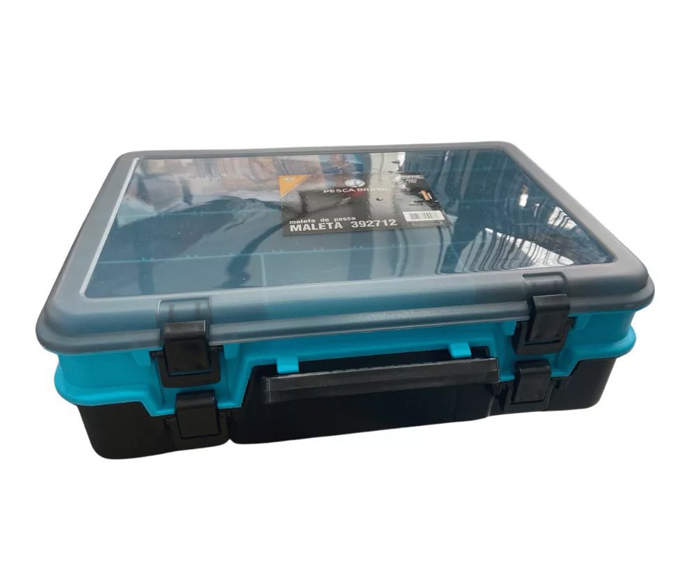 Maleta Estojo de Pesca 392712 Azul - Pesca Brasil