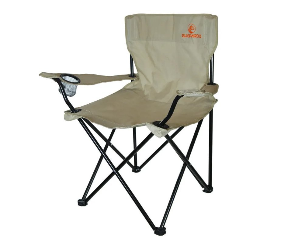 Cadeira camping Dobrável Relax com Porta Copo - Guepardo