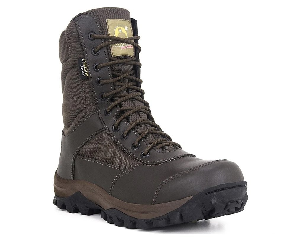 Bota Coturno Tático Lightness Confort Marrom 8627-7 - Airstep