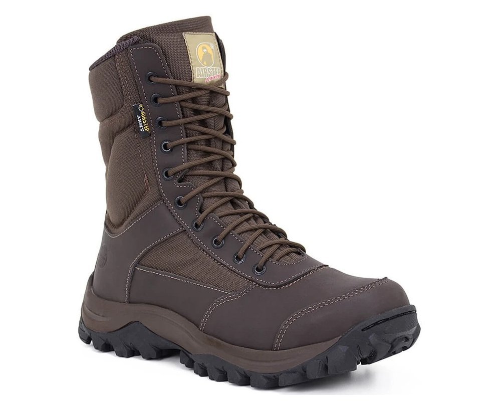 Bota Coturno Tático Easy Boot 8628-7 Marrom - Airstep