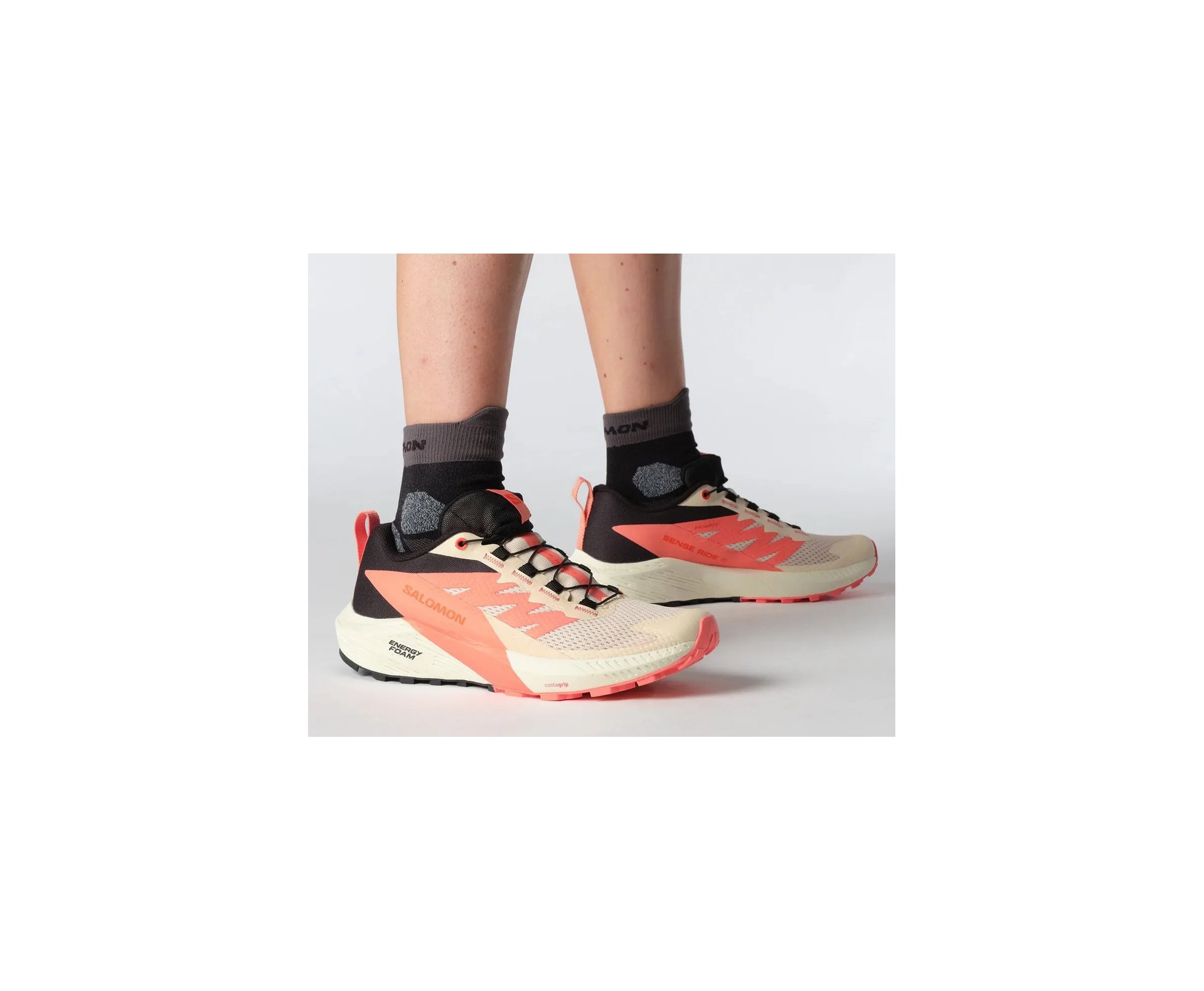 Tenis Salomon Sense Ride 5 Feminino Fucsia /Black