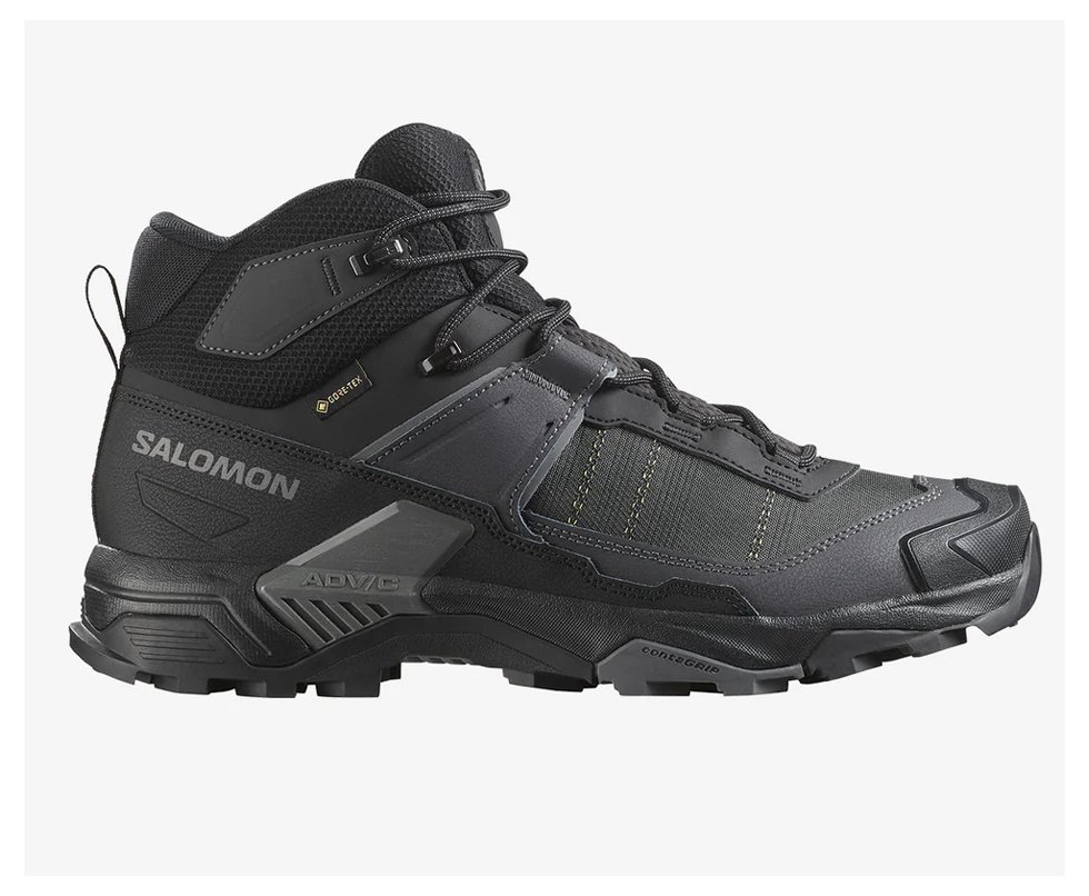 Bota Salomon X Ultra 5 Mid GTX Masculina Black/Asphal/Clr