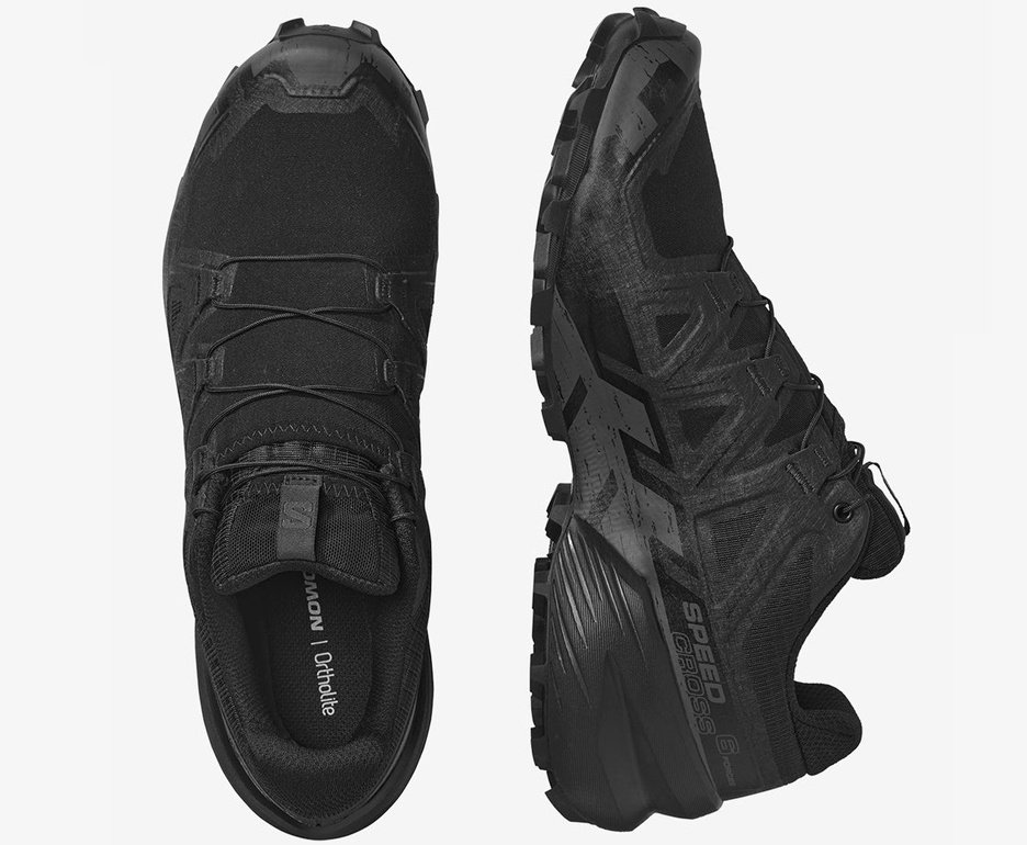 Tênis Salomon SpeedCross 6 Forces Nasculino Black/Black/Ph