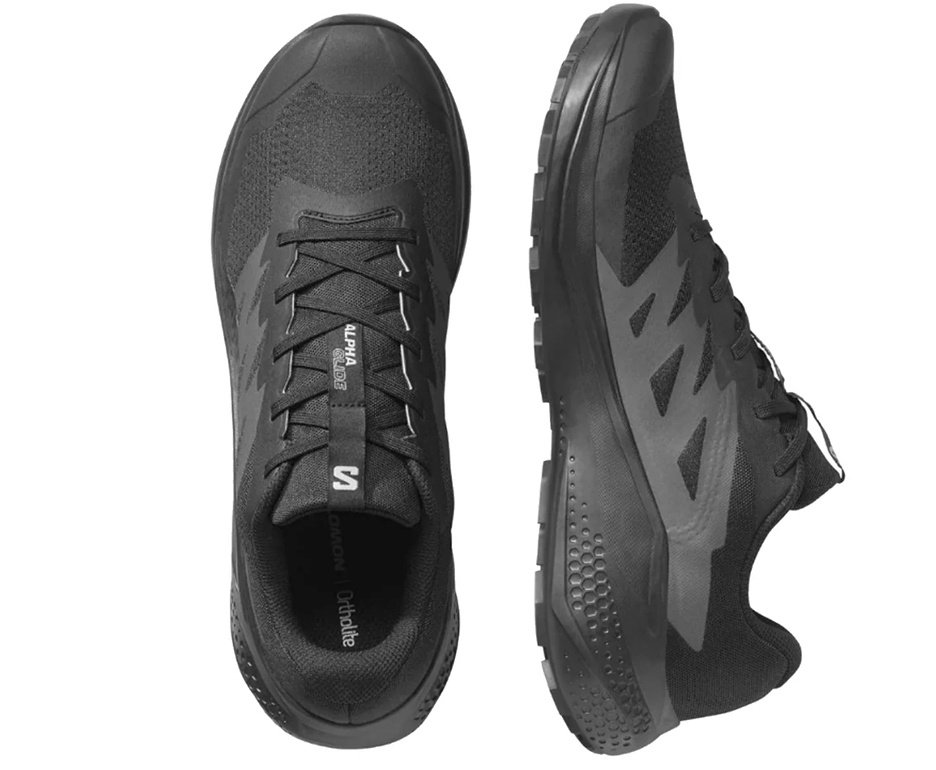 Tênis Salomon AlphaGlide Masculino Black Trilha, Corrida e Caminhada