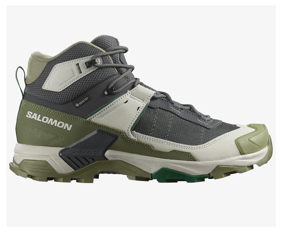 Bota Salomon X Ultra 5 Mid GTX Masculina Asphal/Aloe/Eden